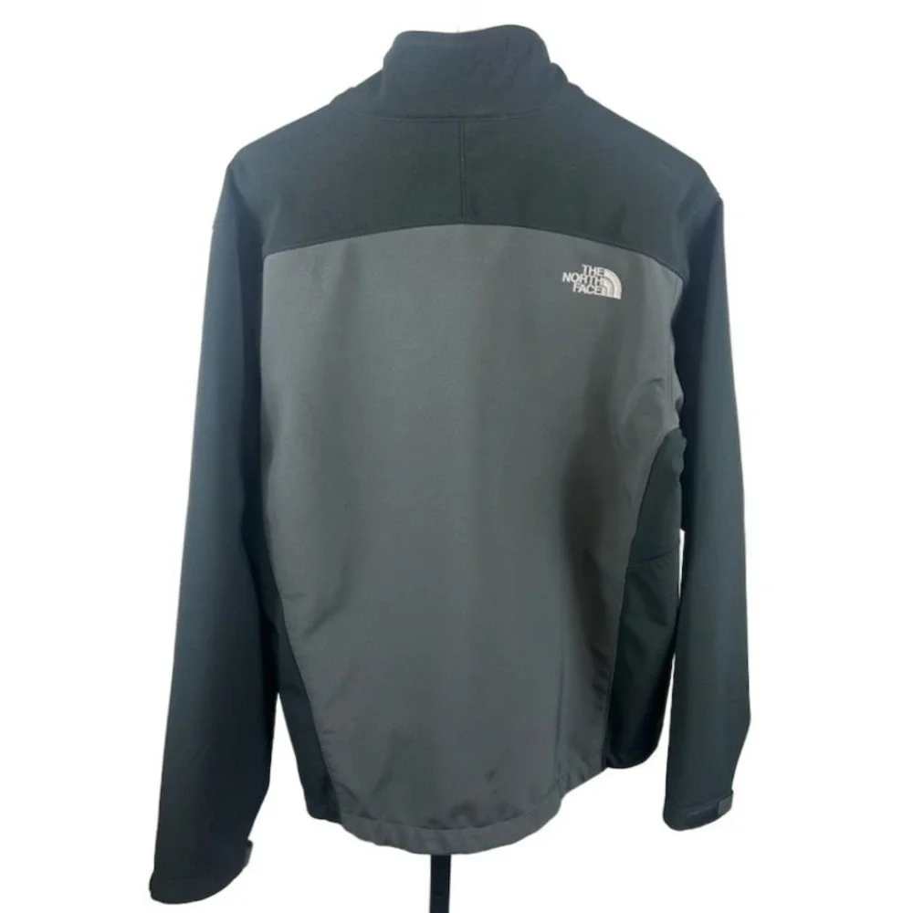 The North Face Rain Jacket Men's Size Medium Black Gray Performance‎